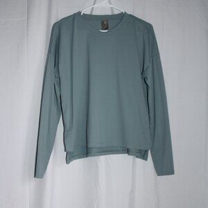 SOLD Calia x Carrie Underwood Blue Textured Long Sleeve Workout Top Medium